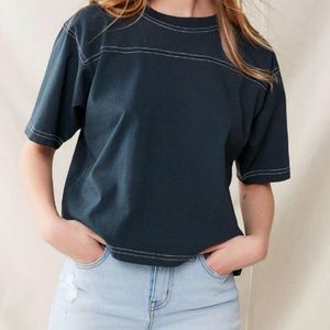 Urban Outfitters Remade Contrast Stitch Crew Neck